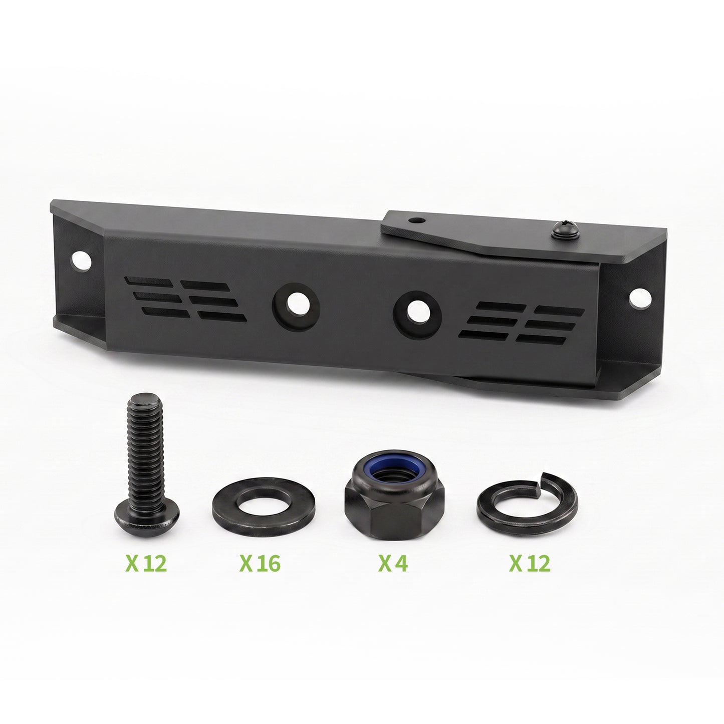 Dakrova Heavy-Duty Tailgate Hinge Set 2 PCS | For 1997-2006 Jeep Wrangler TJ, Black