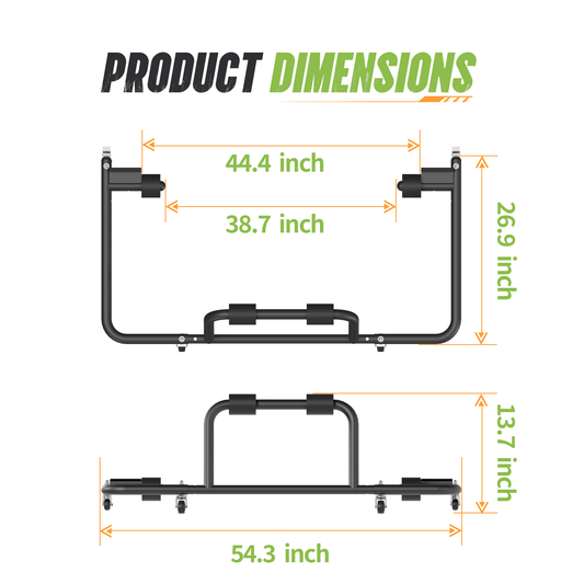 Hardtop Storage Cart with Locking Casters | Jeep CJ-7 & Wrangler