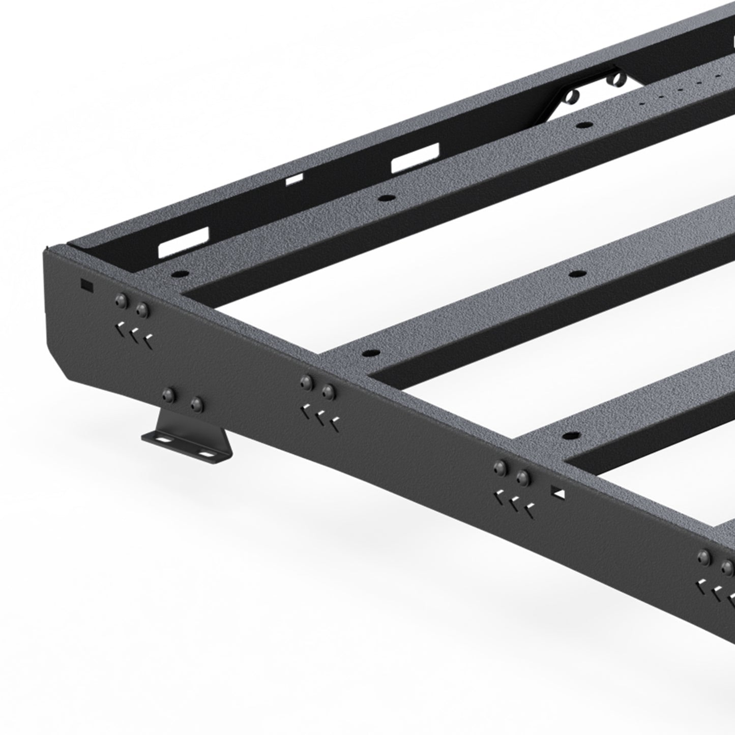 61.42"L × 48.35"W Dakrova Steel Roof Rack Cargo Luggage Carrier | For 2005-2023 Toyota Tacoma Double Cab