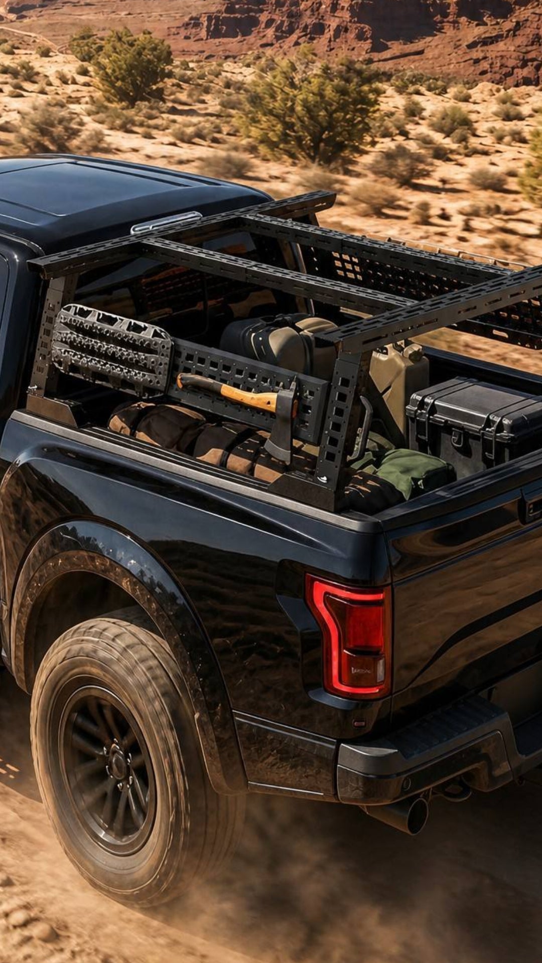 Heavy-duty Cargo Racks and Storage Solutions, precision-engineered to expand vehicle cargo space for off-road use.