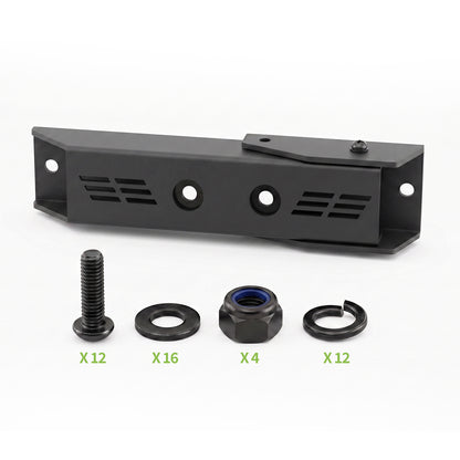Dakrova Heavy-Duty Tailgate Hinge Set 2 PCS | For 1997-2006 Jeep Wrangler TJ, Black