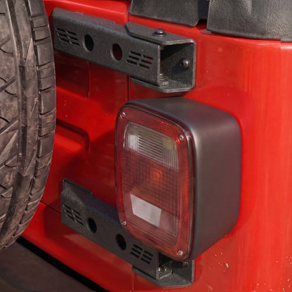 Dakrova Heavy-Duty Tailgate Hinge Set 2 PCS | For 1997-2006 Jeep Wrangler TJ, Black