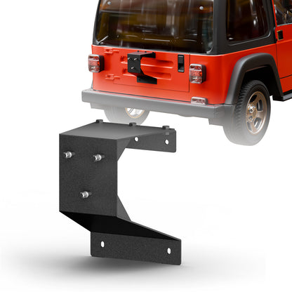 35"–40" Tire, 11" Extension Dakrova Spare Tire Carrier | For 1987-2006 Jeep Wrangler TJ/YJ/LJ