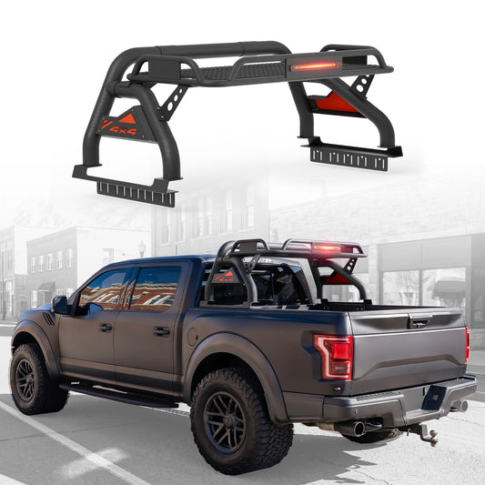 55.91" – 59.84" Adjustable Width Dakrova Roll Bar | For Toyota Tacoma, Chevy Colorado, GMC Canyon, Nissan Frontier, Ford Ranger, Jeep Gladiator JT Mid-Size Pickup Trucks