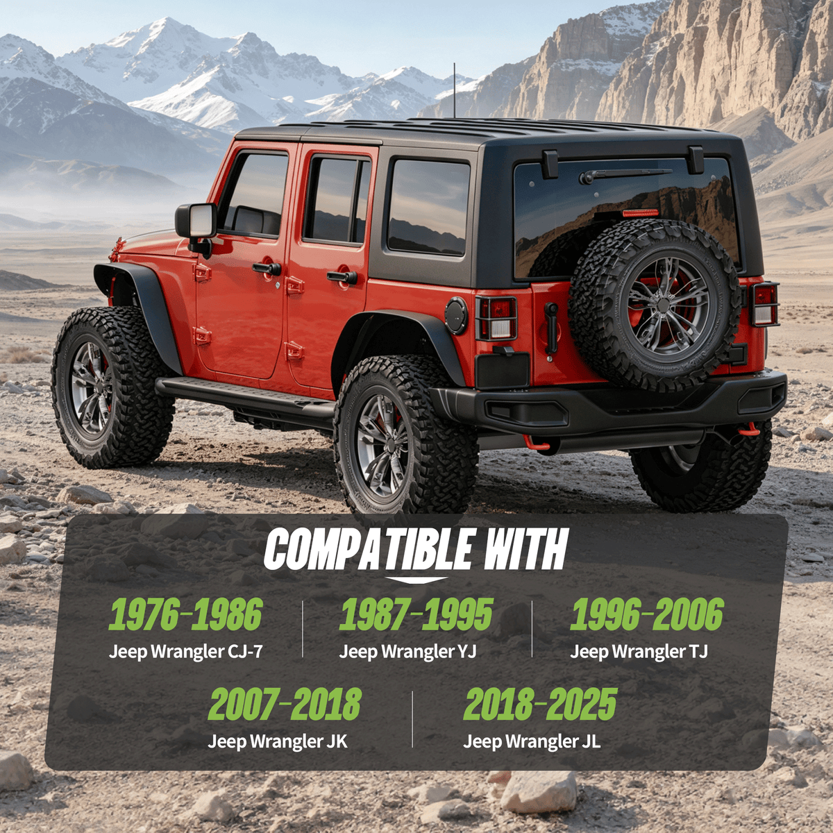 Hardtop Storage Cart with Locking Casters | Jeep CJ-7 & Wrangler