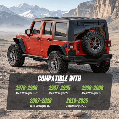 Hardtop Storage Cart with Locking Casters | Jeep CJ-7 & Wrangler