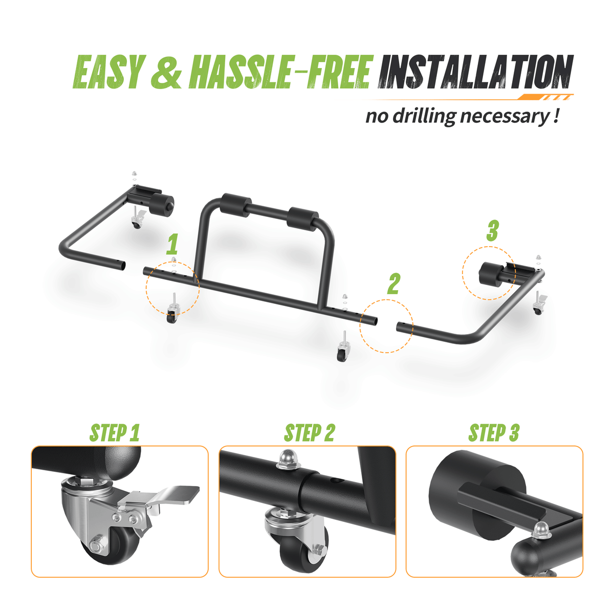 Hardtop Storage Cart with Locking Casters | Jeep CJ-7 & Wrangler