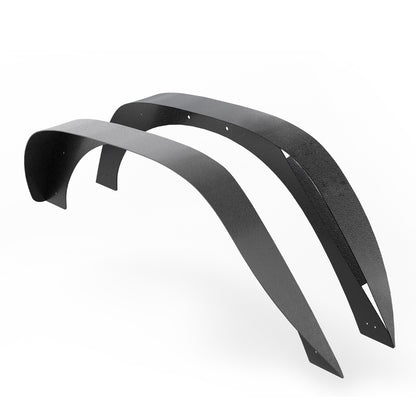 43.82" Front / 45.79" Rear Dakrova Steel Flat Fender Flares, Front & Rear | For 2007-2018 Jeep Wrangler JK/JKU 2/4 Doors