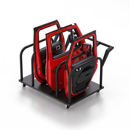 Removable Door Storage Cart with Caster Wheels | Wrangler, Gladiator & Bronco