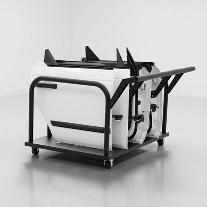 Removable Door Storage Cart with Caster Wheels | Wrangler, Gladiator & Bronco