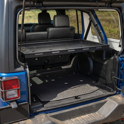 Rear Trunk Cargo Rack with Cargo Net | Jeep Wrangler JK/JL 4-Door