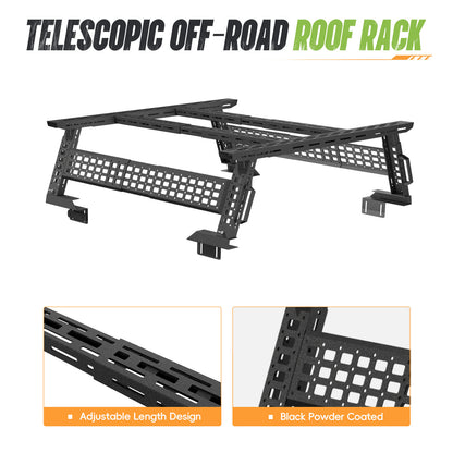 Adjustable Overland Truck Bed Rack | Mid- ＆ Full-Size Pickups