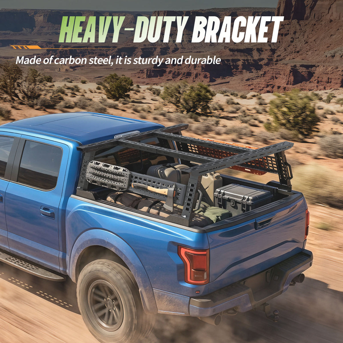 Adjustable Overland Truck Bed Rack | Mid- ＆ Full-Size Pickups