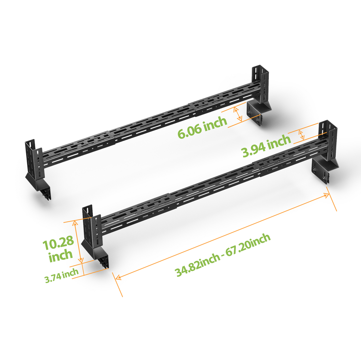 Adjustable Overland Truck Bed Rack | Mid- ＆ Full-Size Pickups