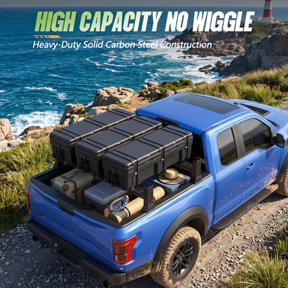 Adjustable Overland Truck Bed Rack | Mid- ＆ Full-Size Pickups