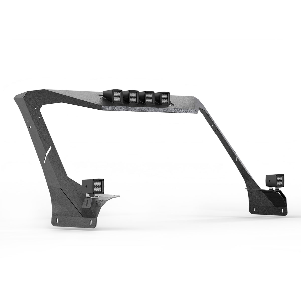 Windshield Frame Cover with 6 × 39W LED Lights | Jeep Wrangler JL/JLU & Gladiator JT
