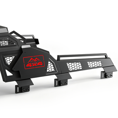 55.9"–63.8" Adjustable Truck Bed Roll Bar with LED Brake Light | Ford F-150