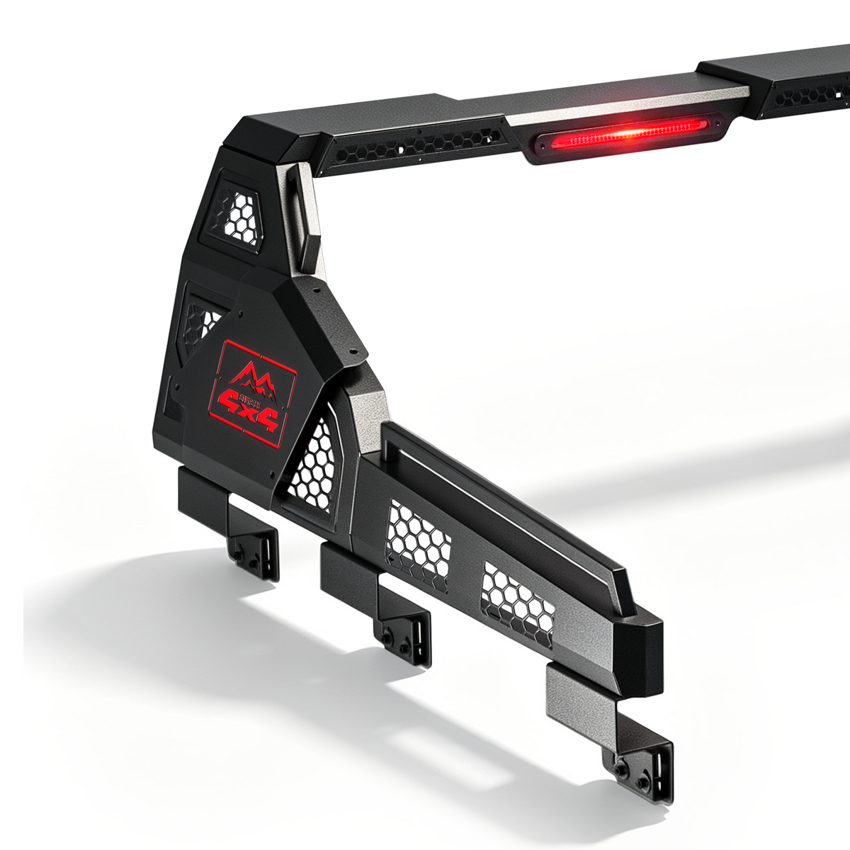 55.9"–63.8" Adjustable Truck Bed Roll Bar with LED Brake Light | Ford F-150