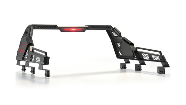 55.9"–63.8" Adjustable Truck Bed Roll Bar with LED Brake Light | Ford F-150