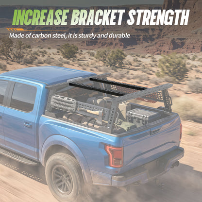Adjustable Overland Truck Bed Rack | Mid- ＆ Full-Size Pickups