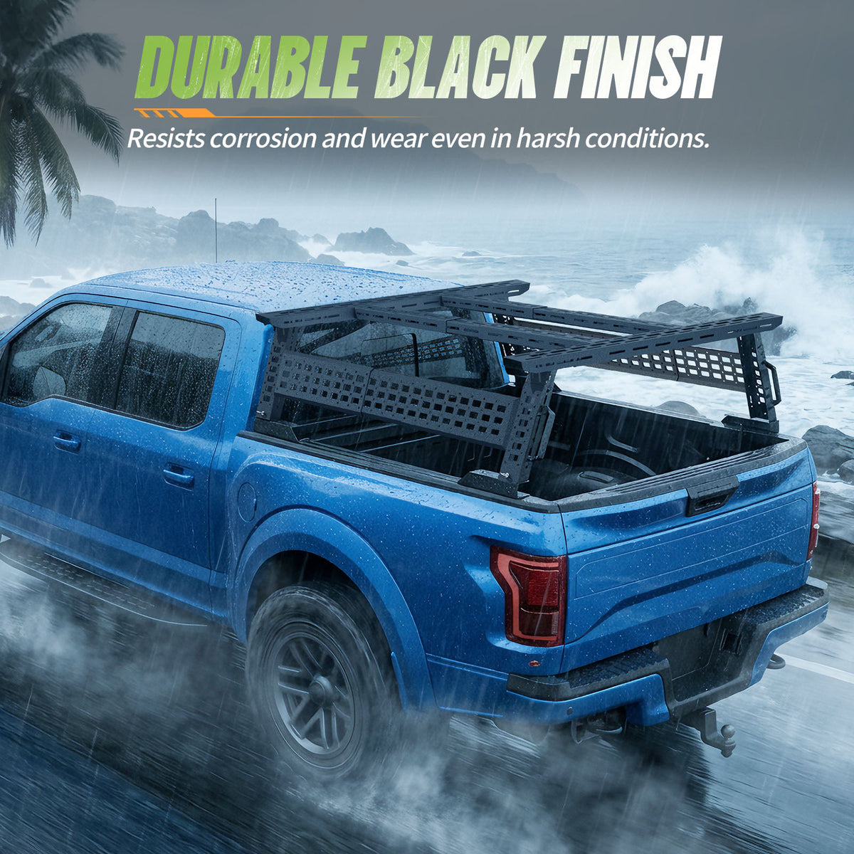 Adjustable Overland Truck Bed Rack | Mid- ＆ Full-Size Pickups