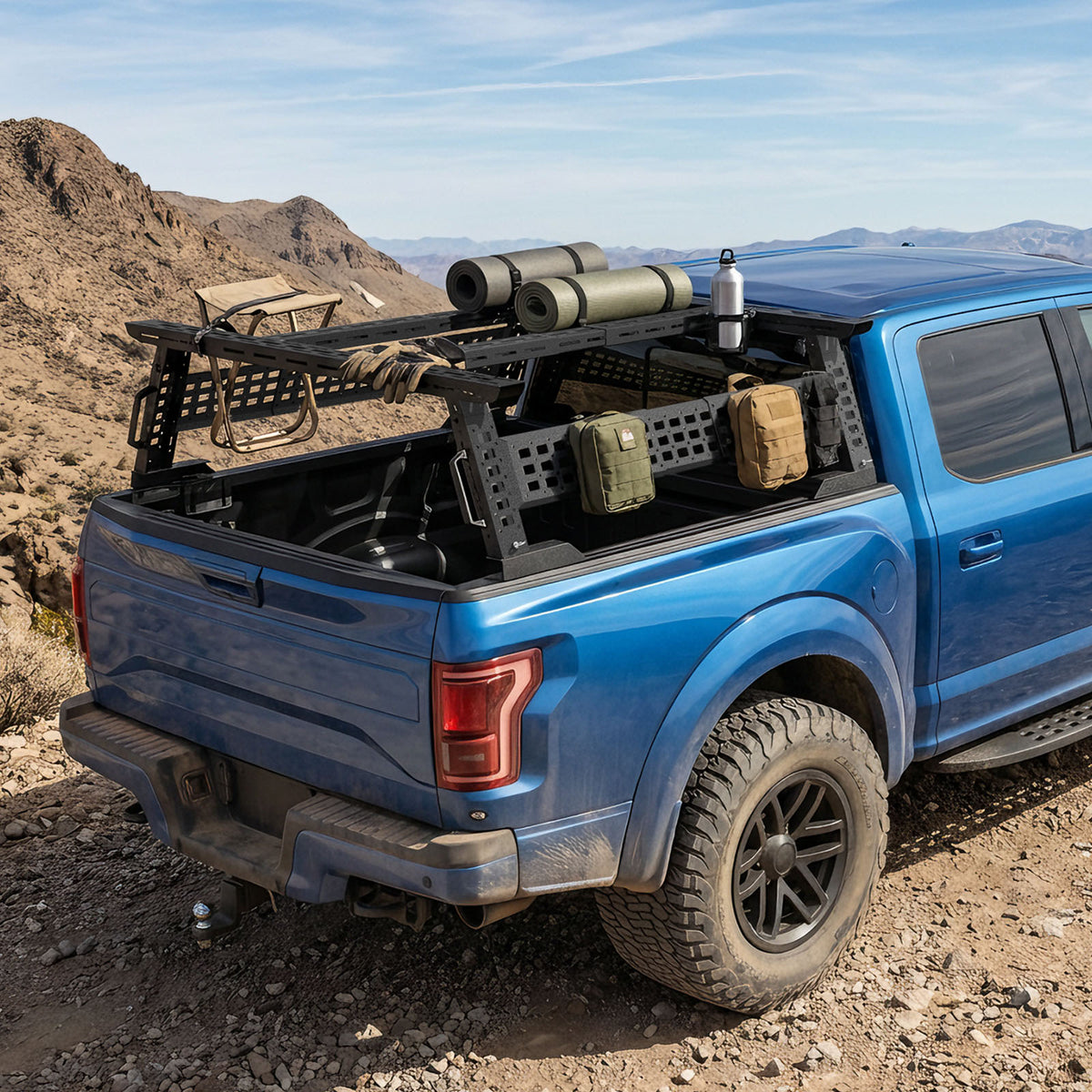 Adjustable Overland Truck Bed Rack | Mid- ＆ Full-Size Pickups