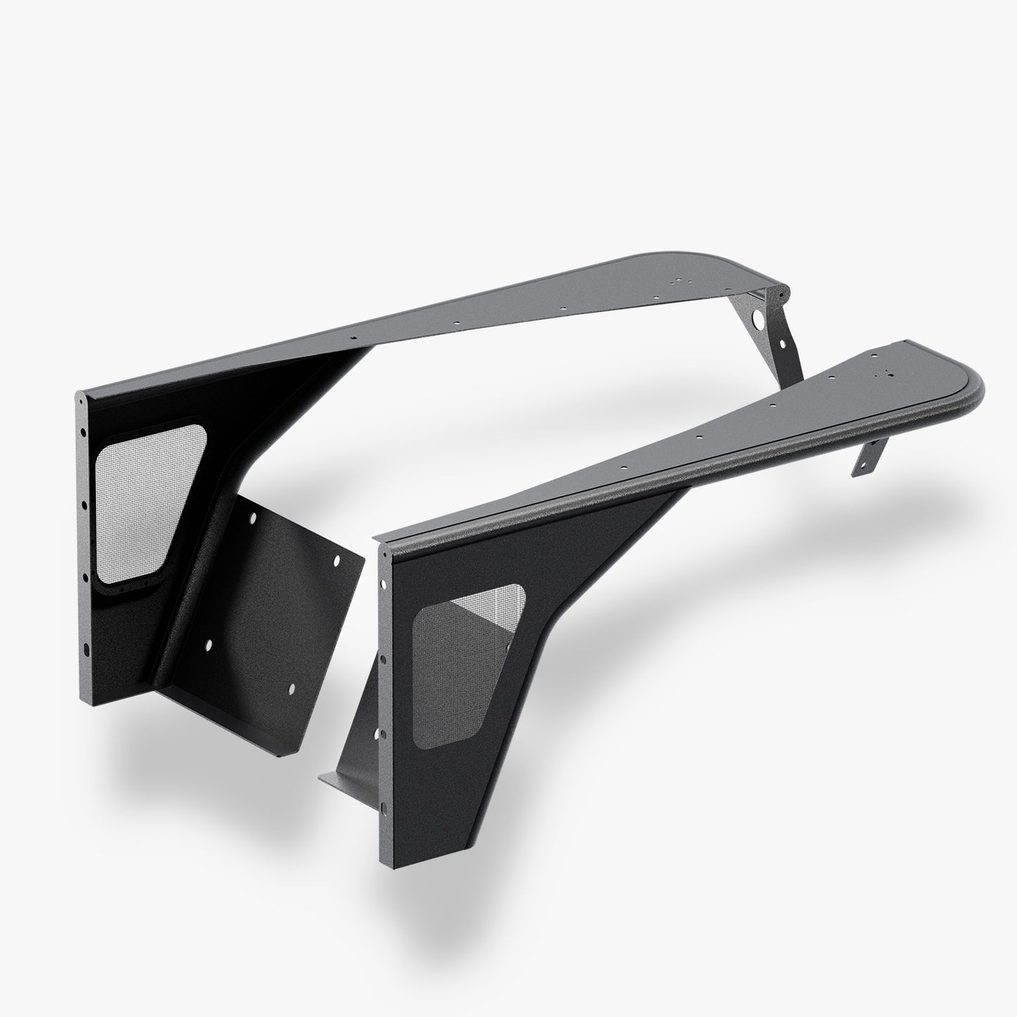 40.88"L × 17.97"H Dakrova Front Wheel Well Fender Flares | For 1997-2006 Jeep Wrangler TJ, 2004-2006 Jeep Wrangler LJ