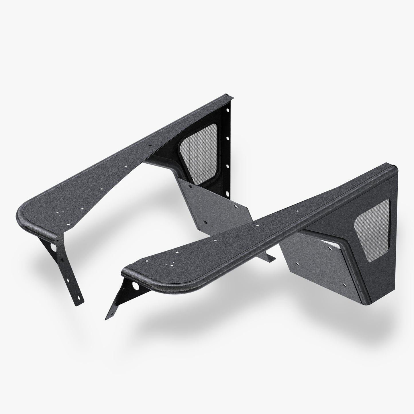 40.88"L × 17.97"H Dakrova Front Wheel Well Fender Flares | For 1997-2006 Jeep Wrangler TJ, 2004-2006 Jeep Wrangler LJ