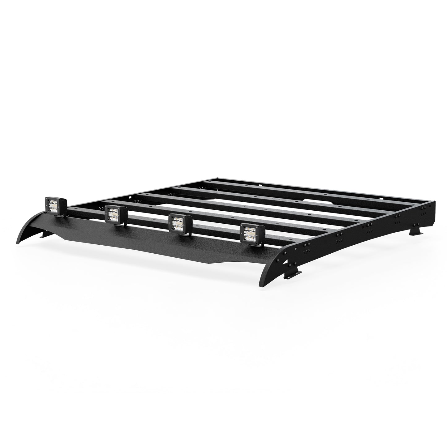 61.42"L × 48.35"W  Dakrova Steel Roof Rack Cargo Luggage Carrier | For 2005-2023 Toyota Tacoma Double Cab