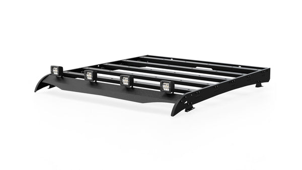 Flat Platform Roof Rack with 4 LED Lights | 2005–2023 Toyota Tacoma Double Cab