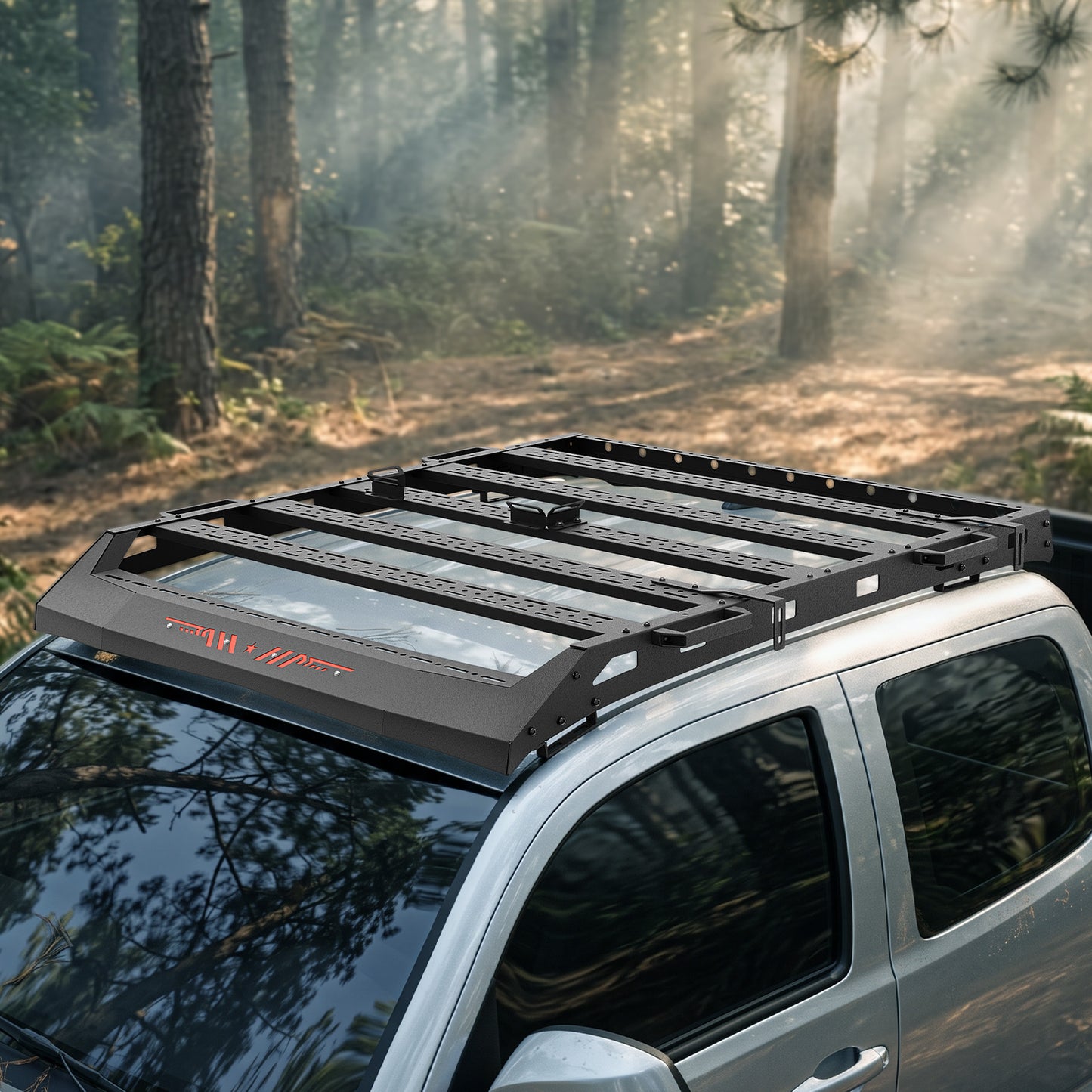 61.07"L × 47.64"W Dakrova Heavy-Duty Roof Rack | For 2005-2023 Toyota Tacoma Double Cab