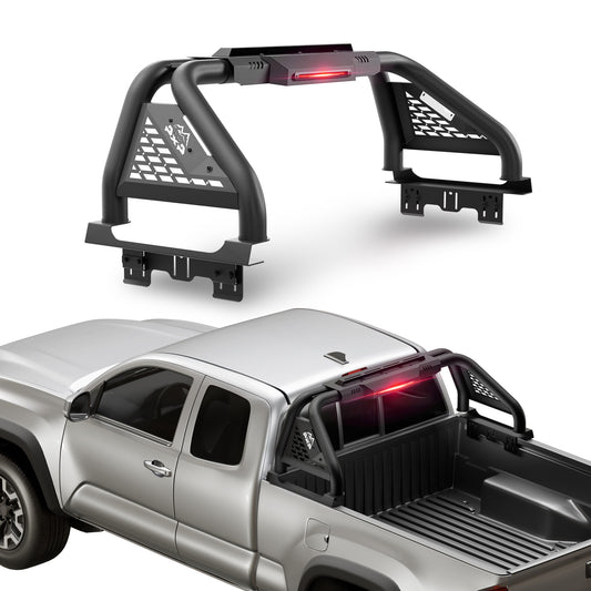 55.50–59.75" Adjustable Width Dakrova Roll Bar | For Toyota Tacoma, Ford Ranger, Chevy Colorado, GMC Canyon, Nissan Frontier, Jeep Gladiator JT, Dodge Dakota Mid Size Pickup Trucks