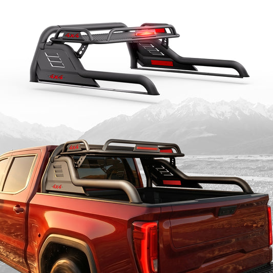 55.9"–62.99" Adjustable Width Dakrova Truck Bed Sport Roll Bar | For Ford Jeep Toyota Chevrolet GMC Nissan