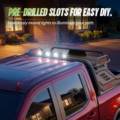 55.9"–62.99" Adjustable Width Dakrova Truck Bed Sport Roll Bar | For Ford Jeep Toyota Chevrolet GMC Nissan