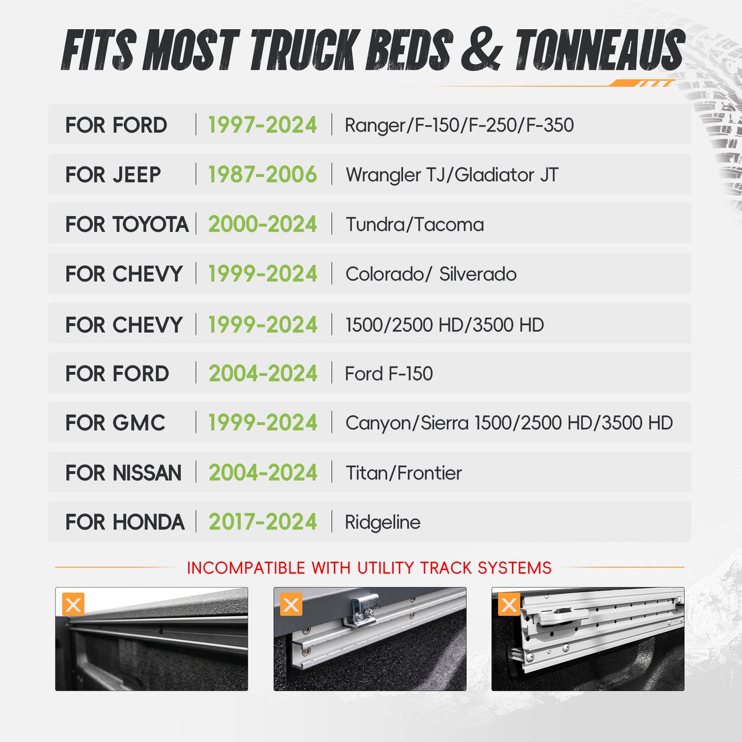 56" – 65.3" Adjustable Width Dakrova Roll Bar | For Ford Jeep Toyota Chevrolet GMC Nissan Honda