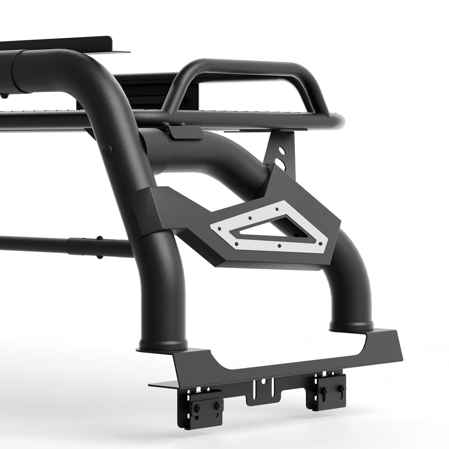 55.1"–59.05" Adjustable Width Dakrova Truck Bed Roll Bar with Cargo Basket | For Ford Ranger, Jeep Gladiator, Toyota Tacoma, Chevy Colorado, GMC Canyon, Nissan Frontier