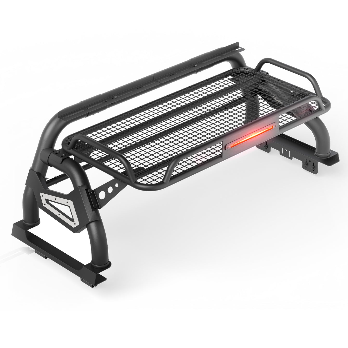 55.1"–59.05" Adjustable Width Dakrova Truck Bed Roll Bar with Cargo Basket | For Ford Ranger, Jeep Gladiator, Toyota Tacoma, Chevy Colorado, GMC Canyon, Nissan Frontier