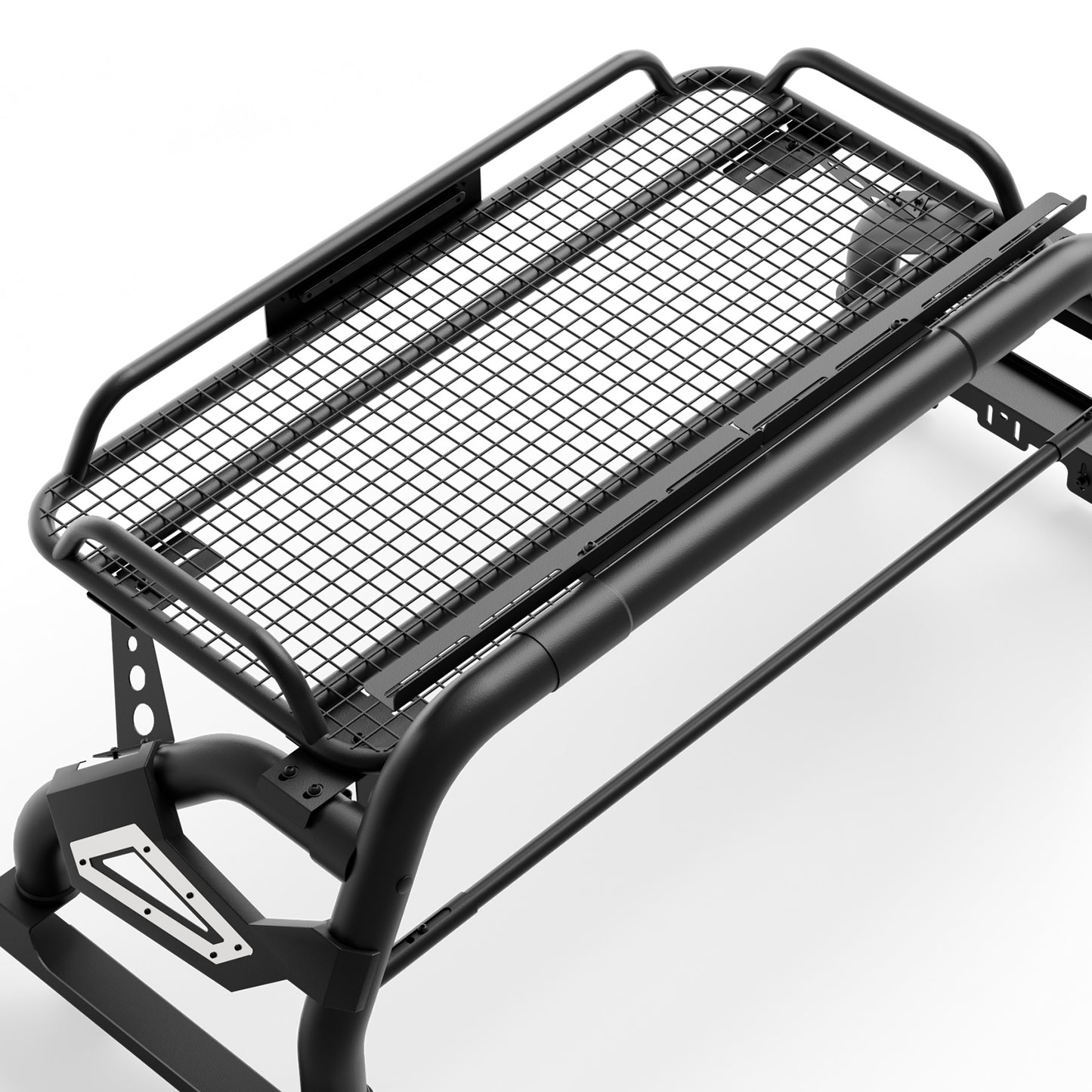55.1"–59.05" Adjustable Width Dakrova Truck Bed Roll Bar with Cargo Basket | For Ford Ranger, Jeep Gladiator, Toyota Tacoma, Chevy Colorado, GMC Canyon, Nissan Frontier