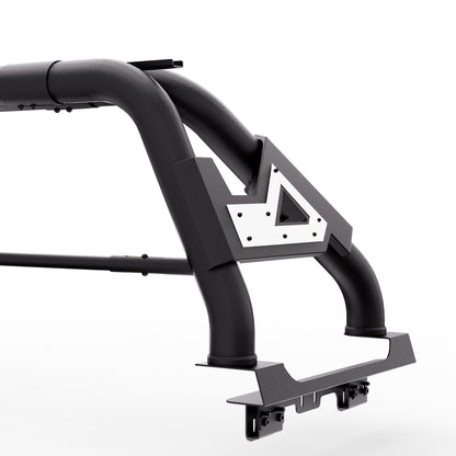 60.24"–64.17" Adjustable Width Dakrova Truck Bed Sport Roll Bar, LED 3rd Brake Light | For Ford F-150, Chevy Silverado, GMC Sierra, Ram, Toyota Tundra, Nissan Titan Full Size Pickup