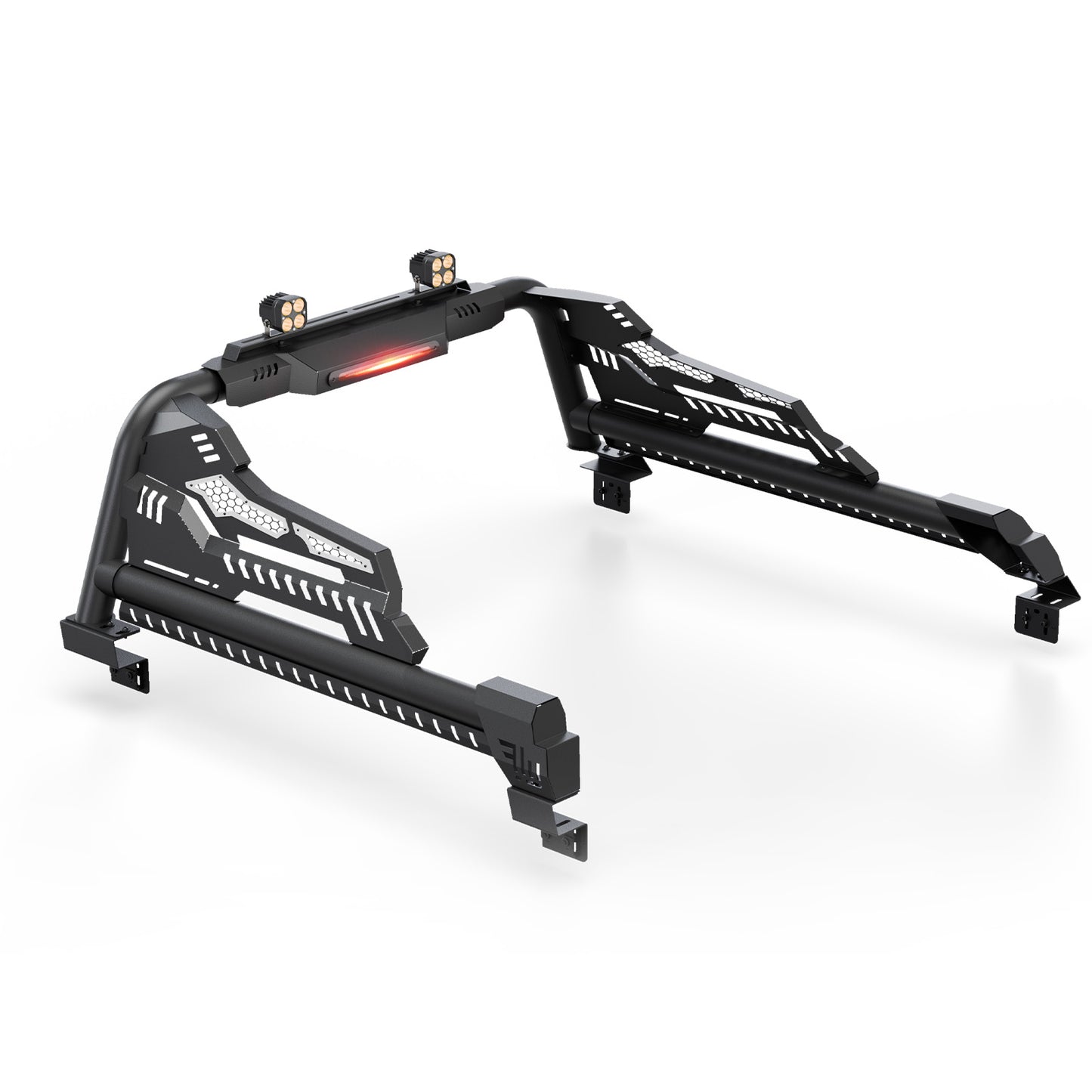 55.9"–65.3" Adjustable Width Dakrova Roll Bar with High Mount Brake Light | For Ford, Jeep, Toyota, Chevrolet, GMC, Nissan, Ram