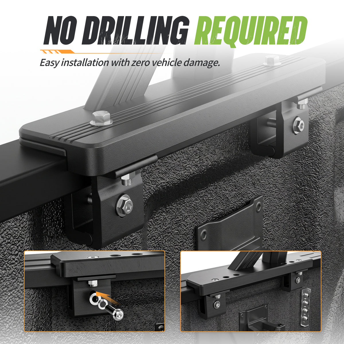 Adjustable Heavy-Duty Aluminum Truck Bed Rack