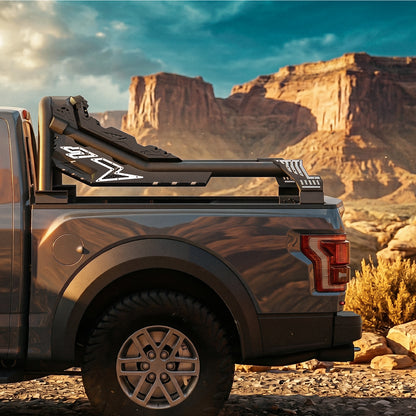 55.9" – 63.0" Adjustable Width Dakrova Roll Bar | For Toyota Tacoma, Ford Ranger, Chevy Colorado, GMC Canyon, Nissan Frontier, Jeep Gladiator JT Mid Size Pickup Trucks